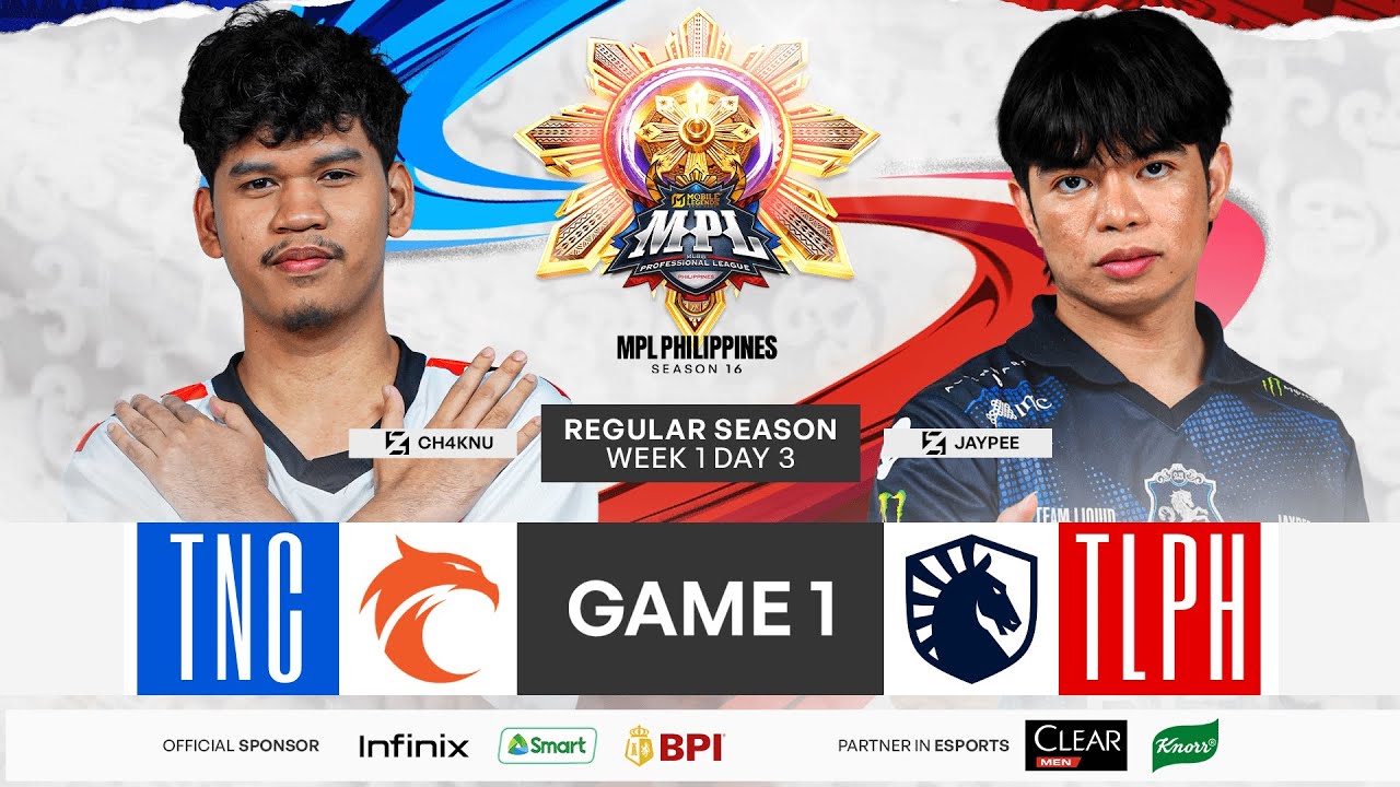 MPL PH S16 - W1D3 - TNC VS TLPH GAME 1