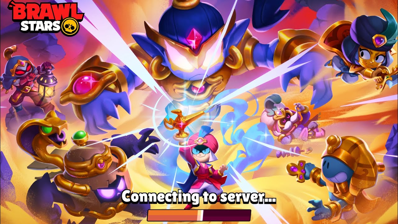 Playing brawl stars with my friend 