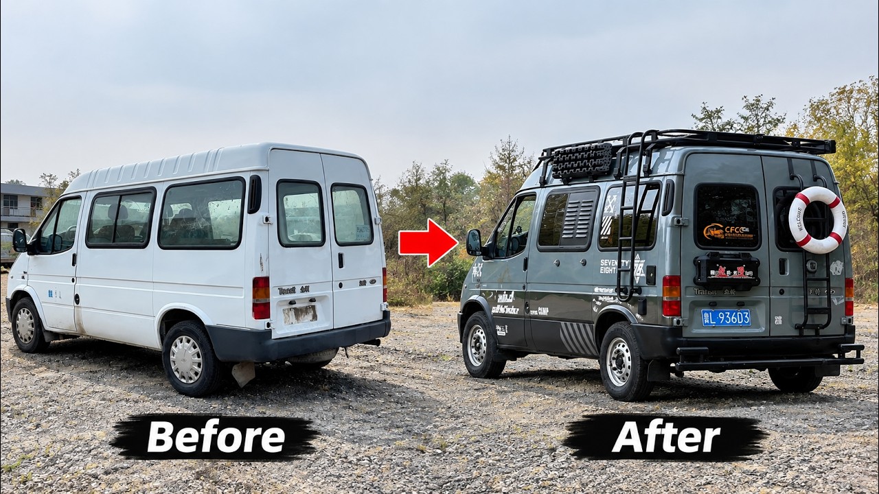 I Bought This Classic Ford Transit for Just $895&hellip; Then Built a Camper Van From Scratch!