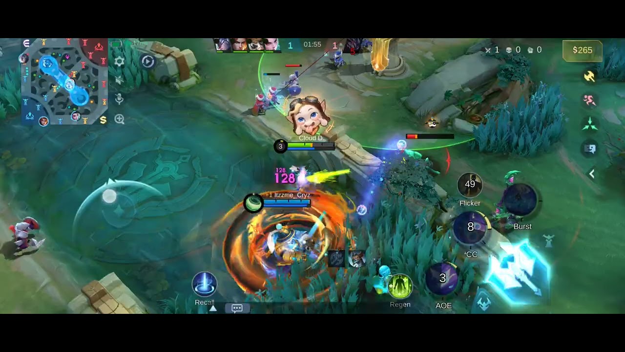 Odette Game Play | My 1st Maniac and Savage Moment🔥 in Rank Game🔥