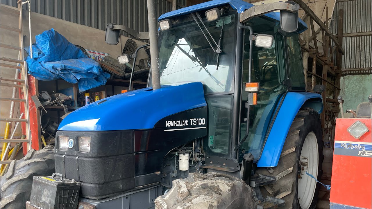 [ Đại Thành] NEWHOLLAND TS100| 4WD Hàng nhật bãi 100ps| 4 máy Trurbo| Nặng 4308kg| lh0966588517