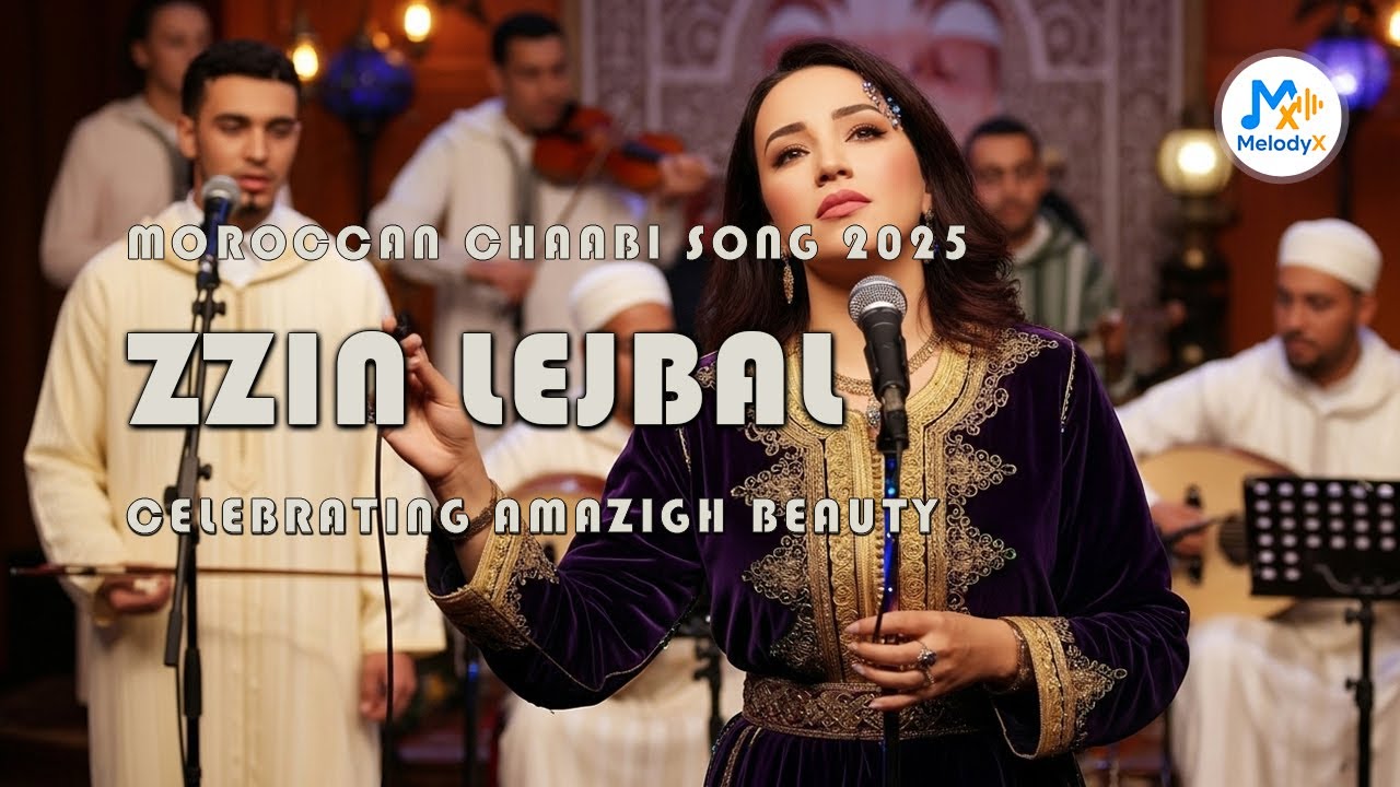 Zzin Lejbal 2025 💃🎶 | Moroccan Chaabi Song Celebrating Amazigh Beauty 🎵 | MelodyX Officiel
