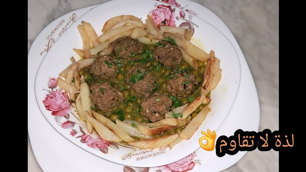 أطباق #رمضان  #2026 🌛طاجين الجلبانة بكريات اللحم المفروم يقطر بالبنة مع مرقة خاثرة 