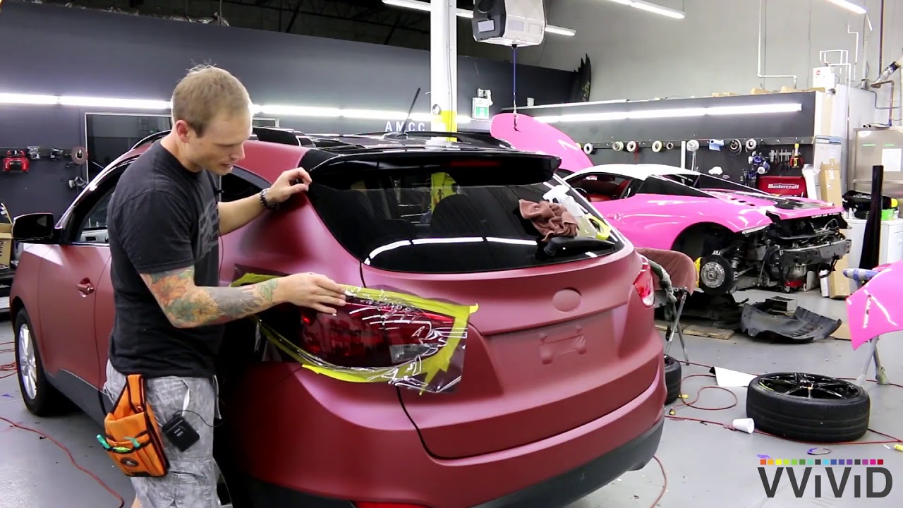 Правильная тонировка задних фонарей с помощью тонировки VVIVID+ Smoke Air-Tint