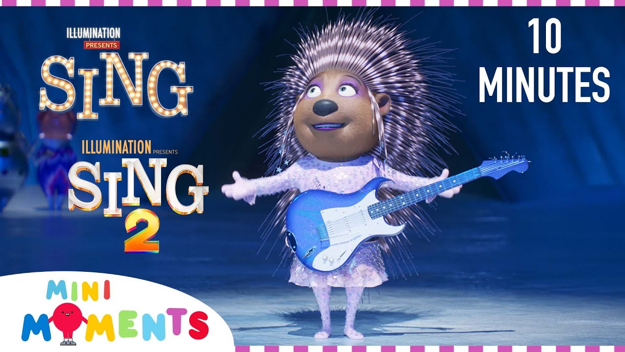 Best Of Ash 🎸 | Sing and Sing 2 | 10 Minute Compilation | Movie Moments | Mini Moments