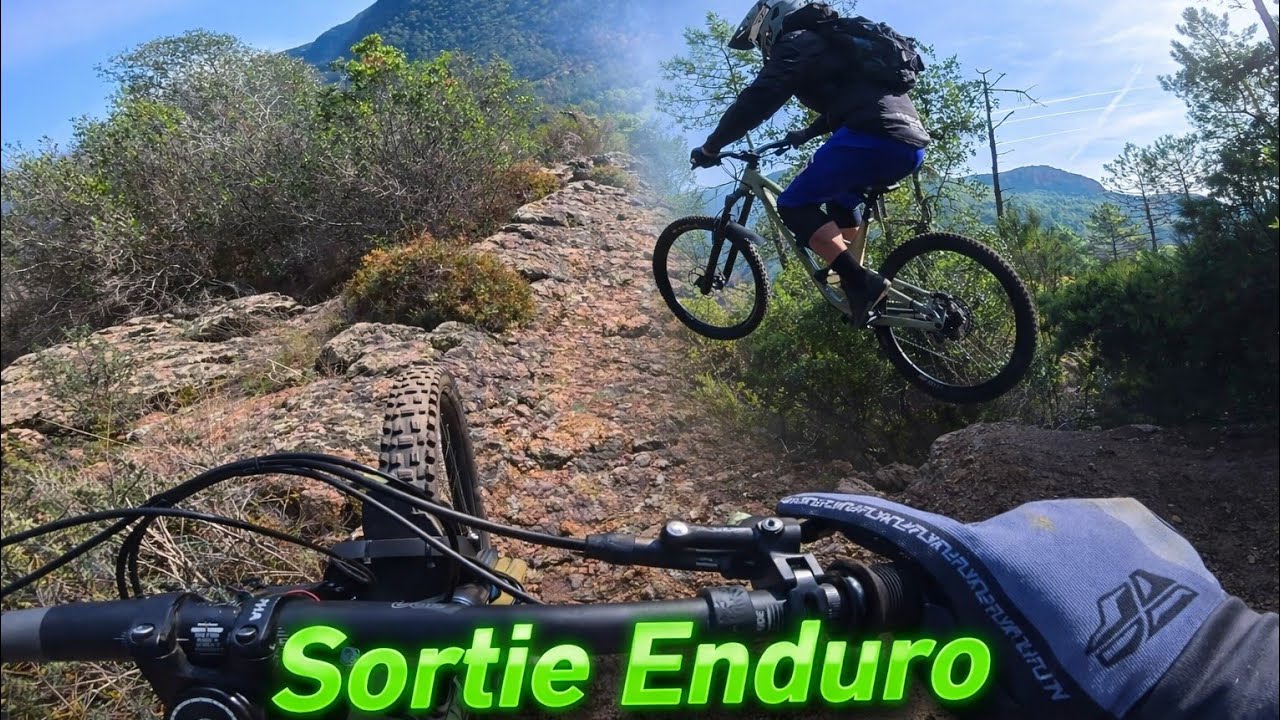 Sortie ENDURO Sympa/TEST Orbea Rallon de Tom et Freins Shimano Saint sur mon Commencal Clash!