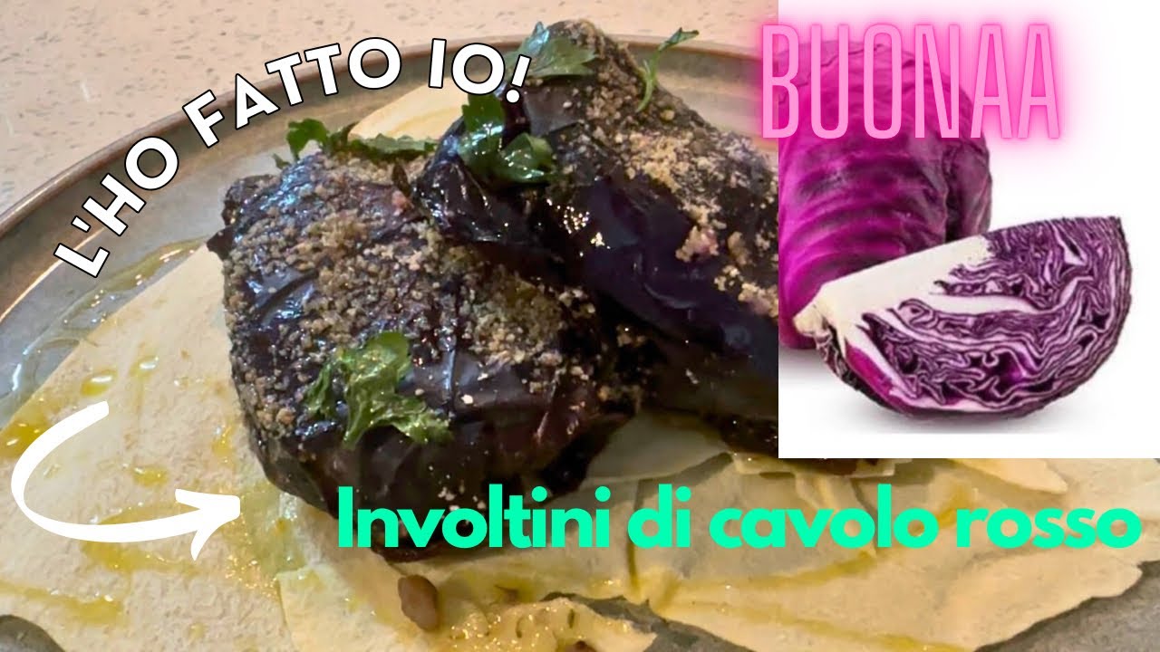 RICETTA JOLLY ( involtini di cavolo rosso ) CAVOLO ROSSO  FACILI FACILI