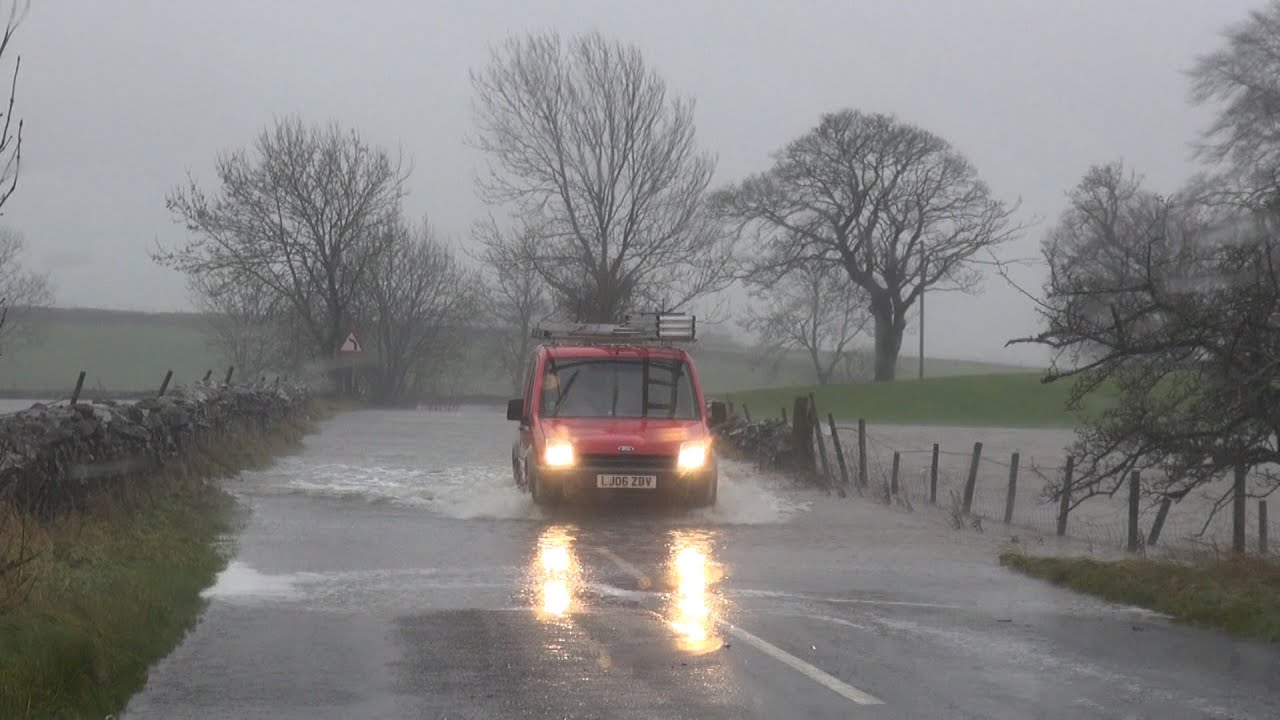 Storm Desmond Hits Cumbria - Shap Fell & Tebay, December 2015