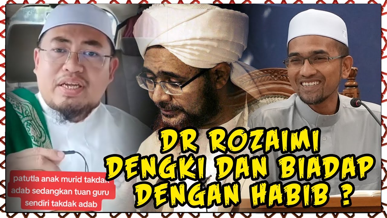 Saya Dengki Kepada Habib? Saya Biadap Dengan Habib? Dengarkan Jawapan Dr Rozaimi Ramle