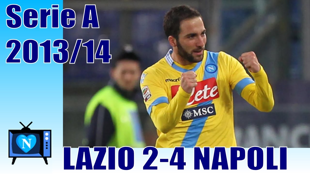 Lazio - Napoli 2-4, serie A 2013-14.
