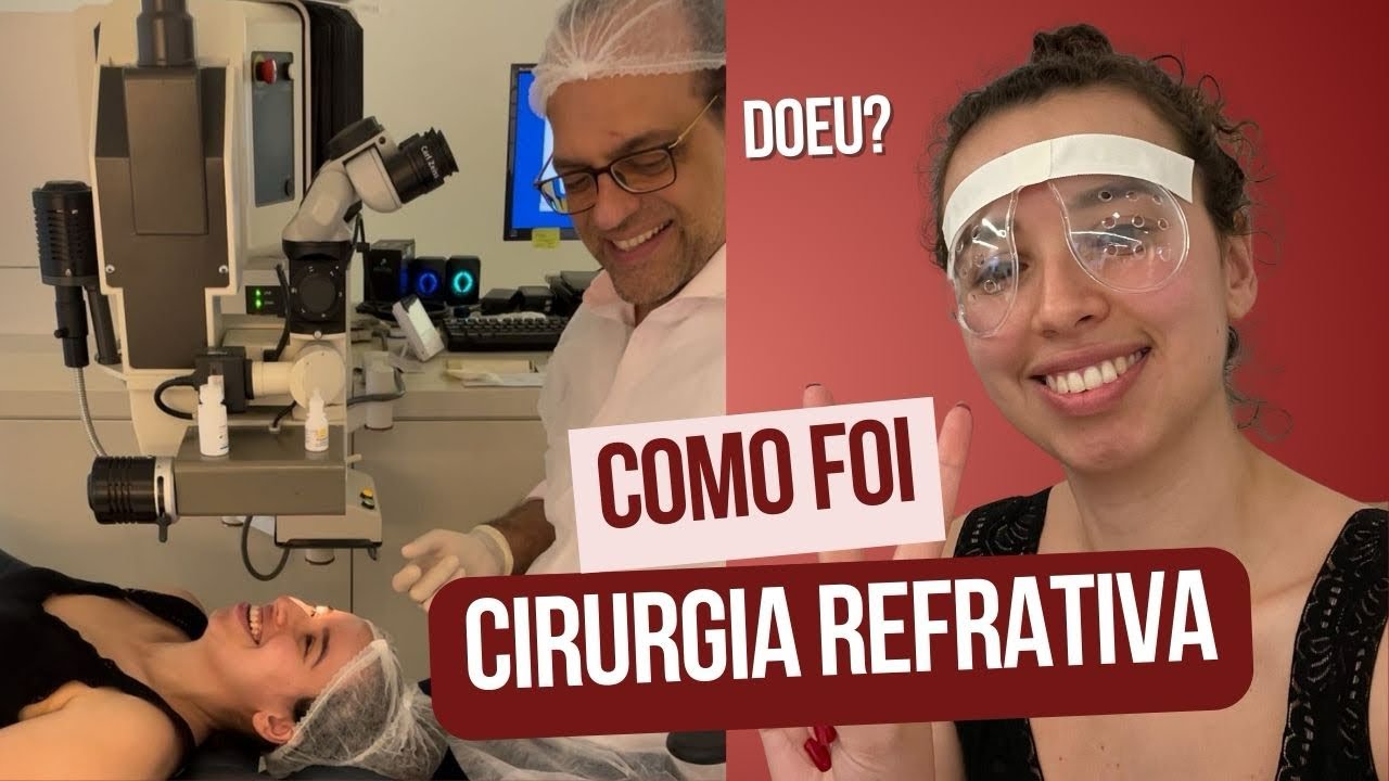 Filmei minha cirurgia refrativa (PRK) - Tinha 9 graus 😱