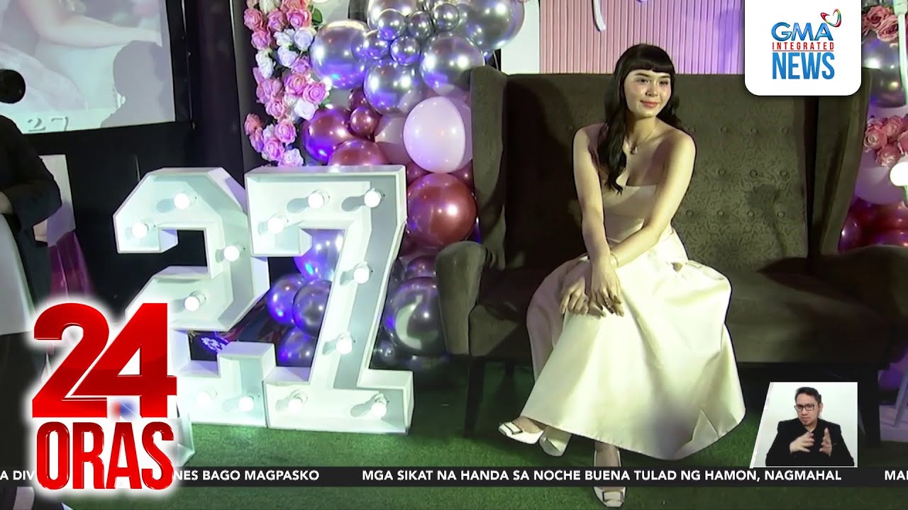 Ashley Ortega, emotional at grateful sa inihandang early birthday party ng fans | 24 Oras