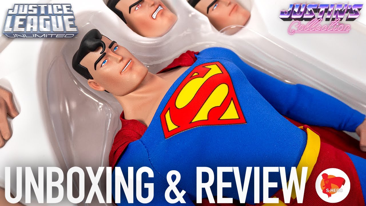 Superman Justice League Unlimited 1/6 Scale Figure S-Hero Unboxing & Review