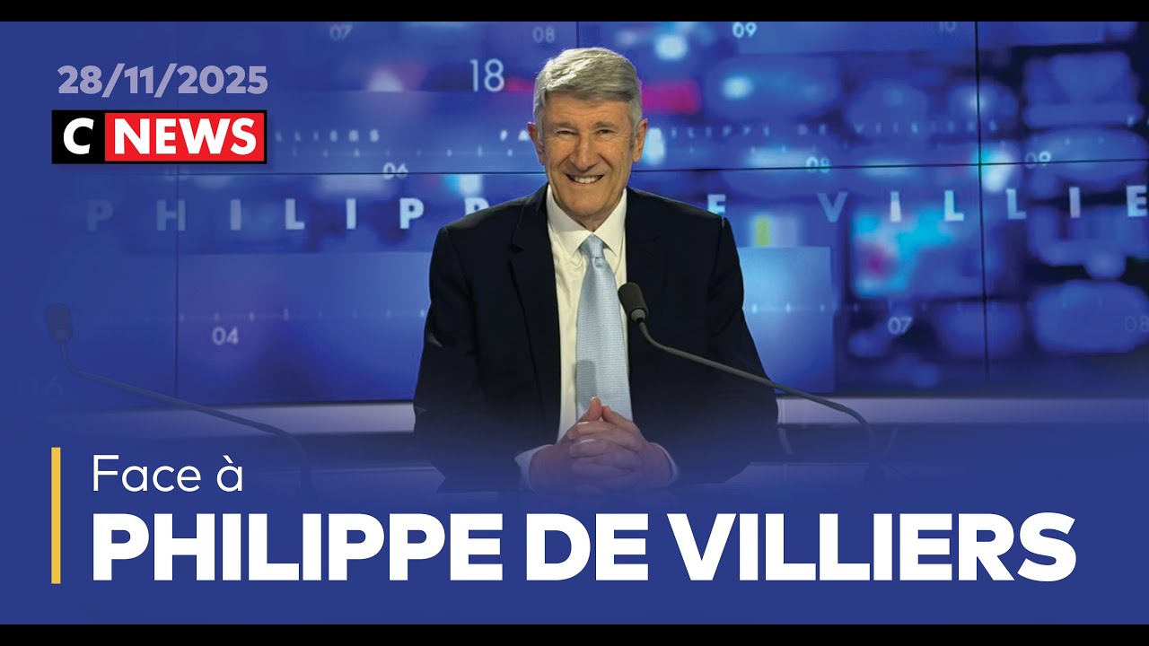 Face &agrave; Philippe de Villiers / 28 novembre 2025 (CNews)