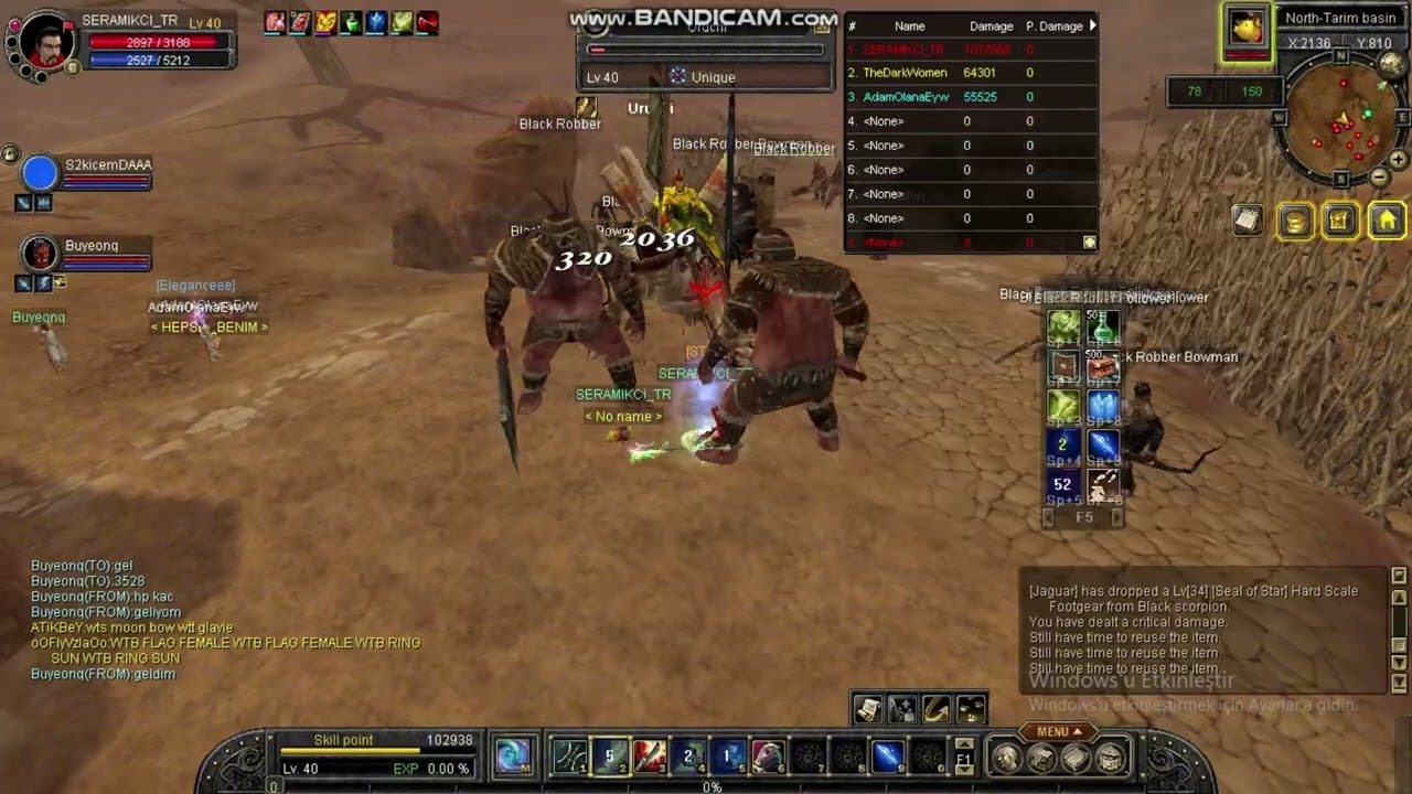 L Silkroad 40cap SERAMIKCI_TR vs Urichi #silkroad