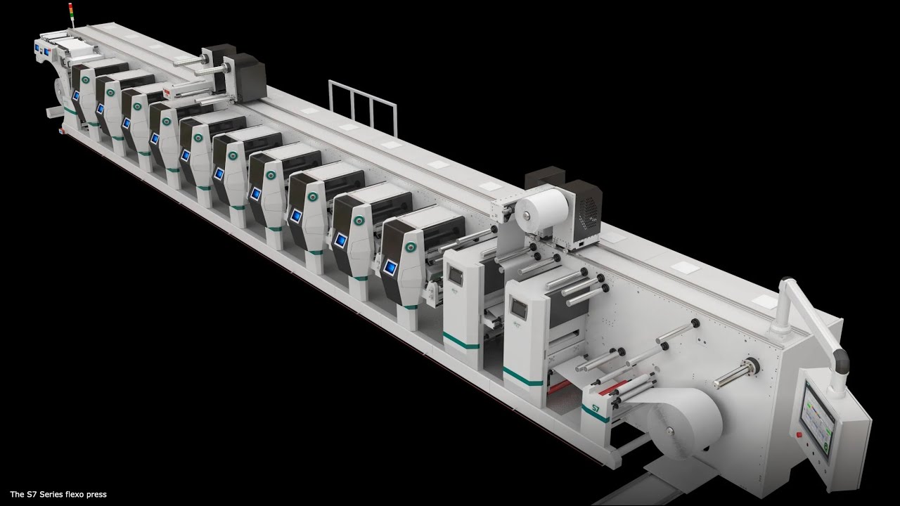 Spande S7 Series - Flexo Printing Machine for Labels