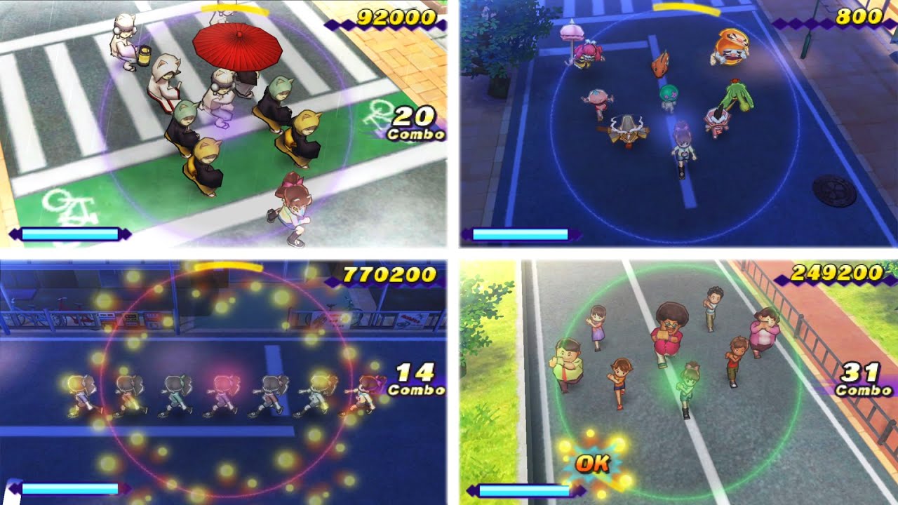 Yo-kai Watch 2: All Rhythm Minigames