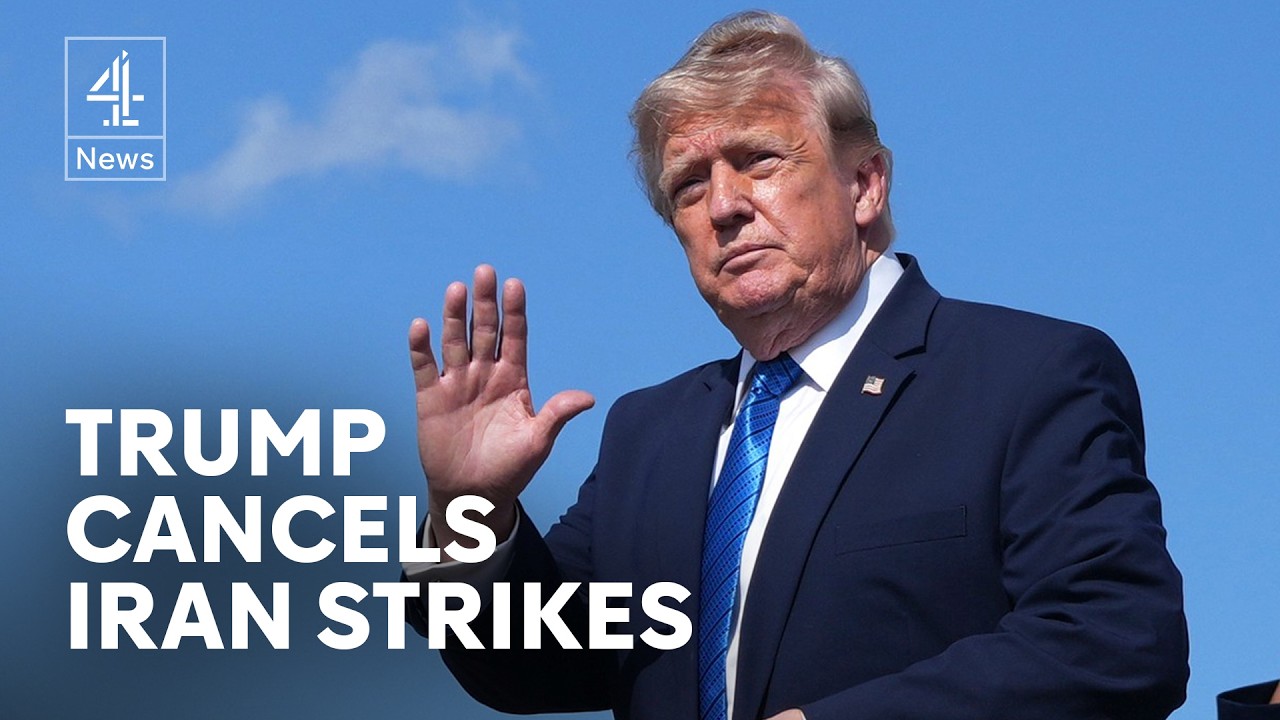 Why has Trump paused new Iran attacks?