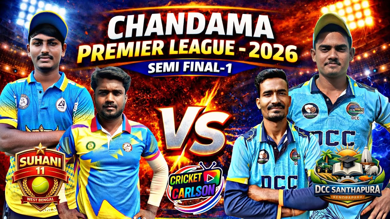 🛑LIVE: SEMI FINAL-1:🏆 ALL ODISHA CHANDAMA PREMIER LEAGUE,JAJPUR : #Cricketcarlson