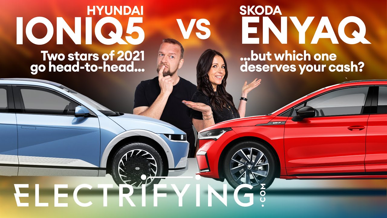 Hyundai Ioniq 5 vs Skoda Enyaq – Two electric stars of 2021 go HEAD-TO-HEAD / Electrifying