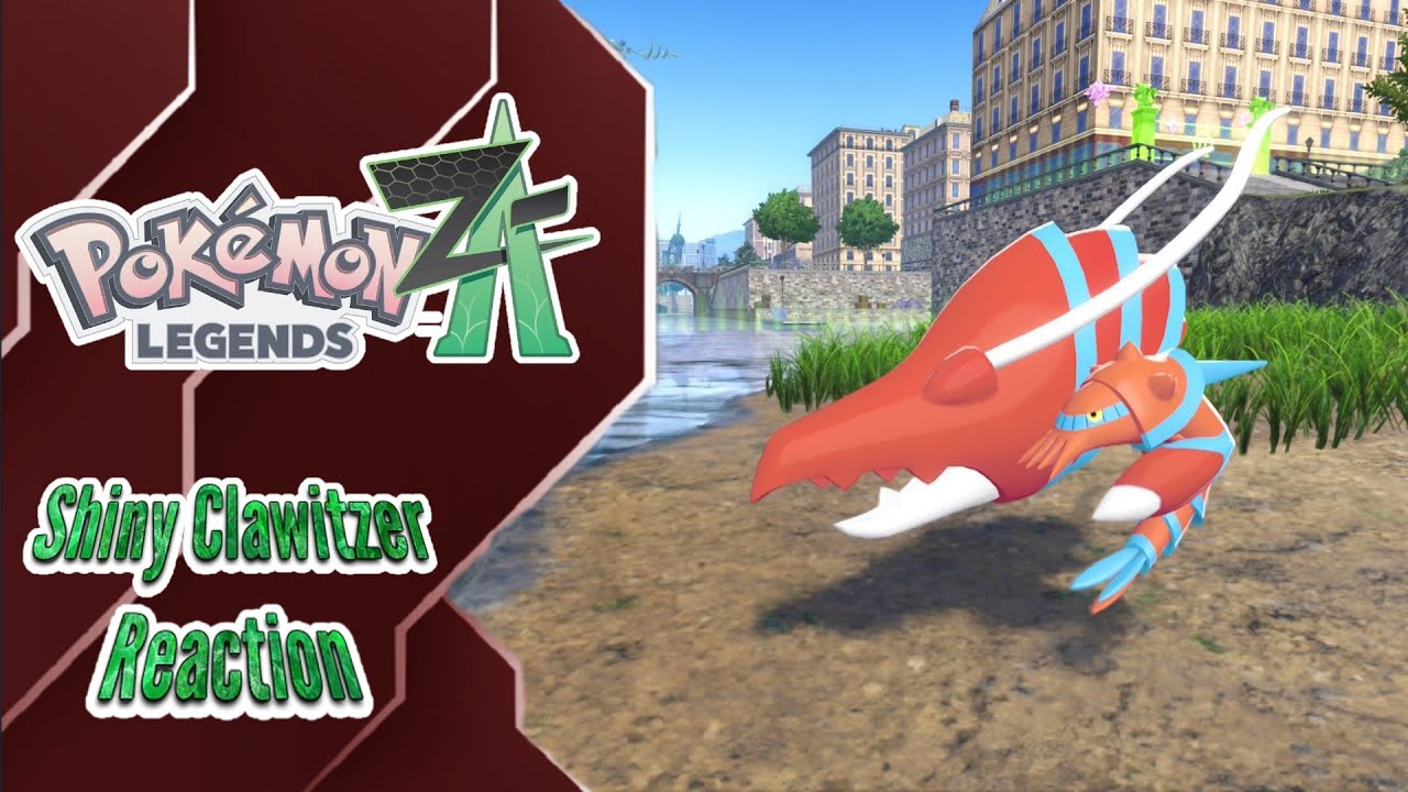 Shiny Clawitzer! Pokemon Legends ZA!