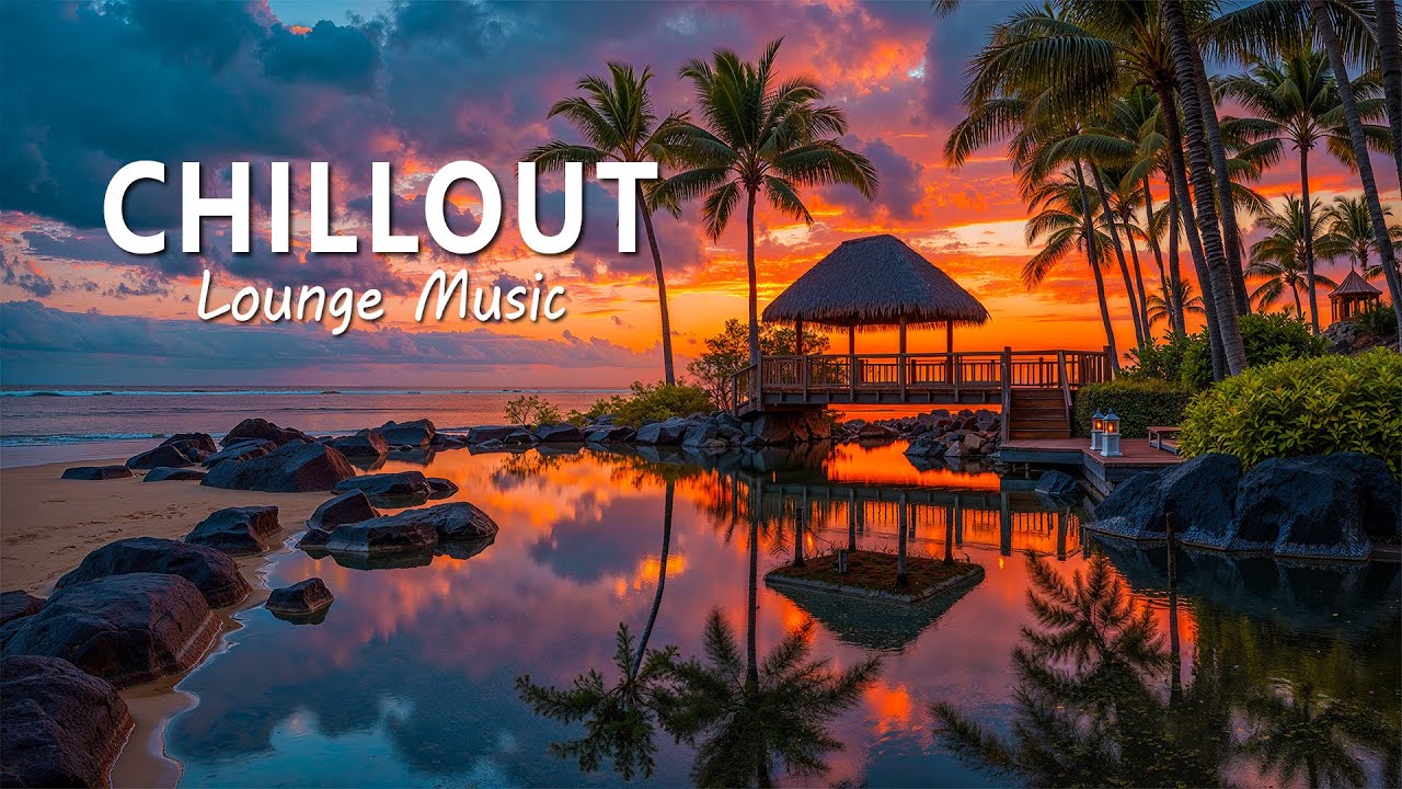 Autumn Beach Chill | Relaxing Tropical Lounge Music | Chillout Lounge Holiday Vibes Ocean Waves