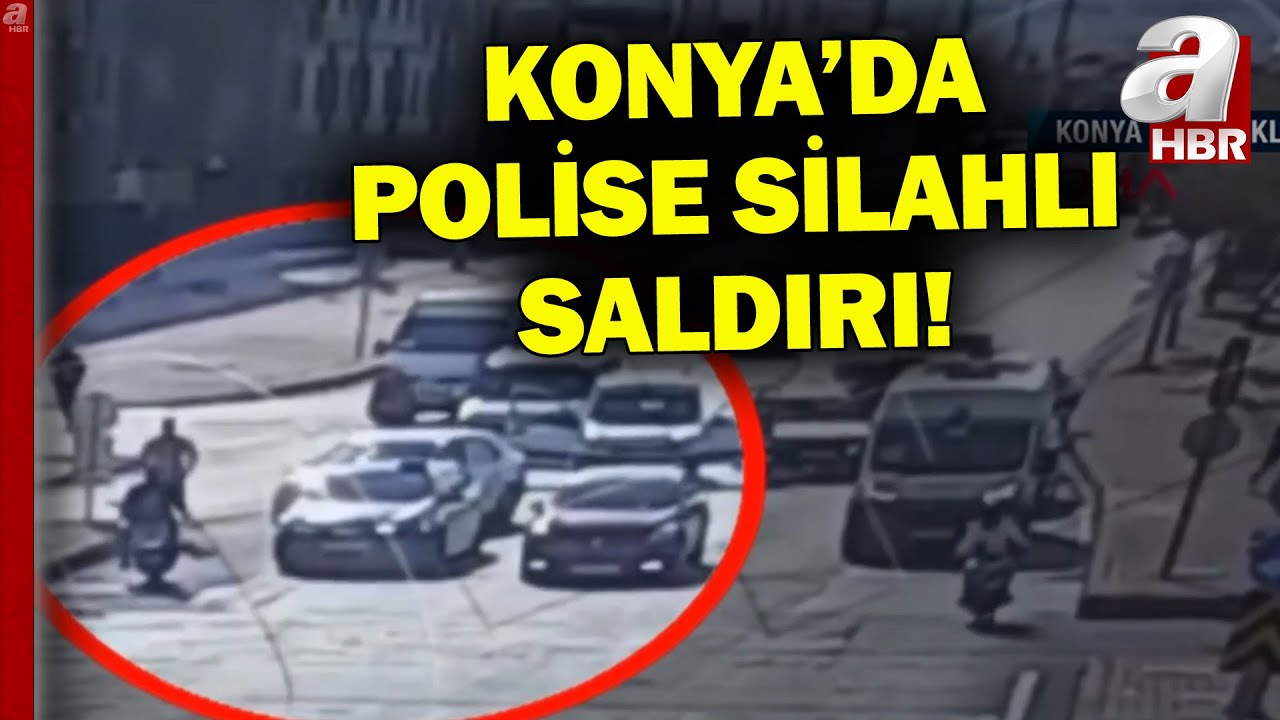 Konya'da Polislere Silahlı Saldırı! 2 Yaralı Var Şüpheliler Gözaltında! | A Haber