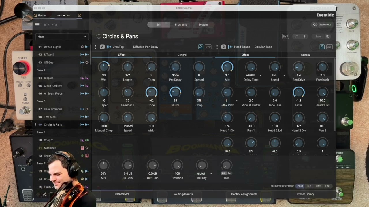 Eventide H90 Presets and Effects I Use (No Talking) On My Electric Violin