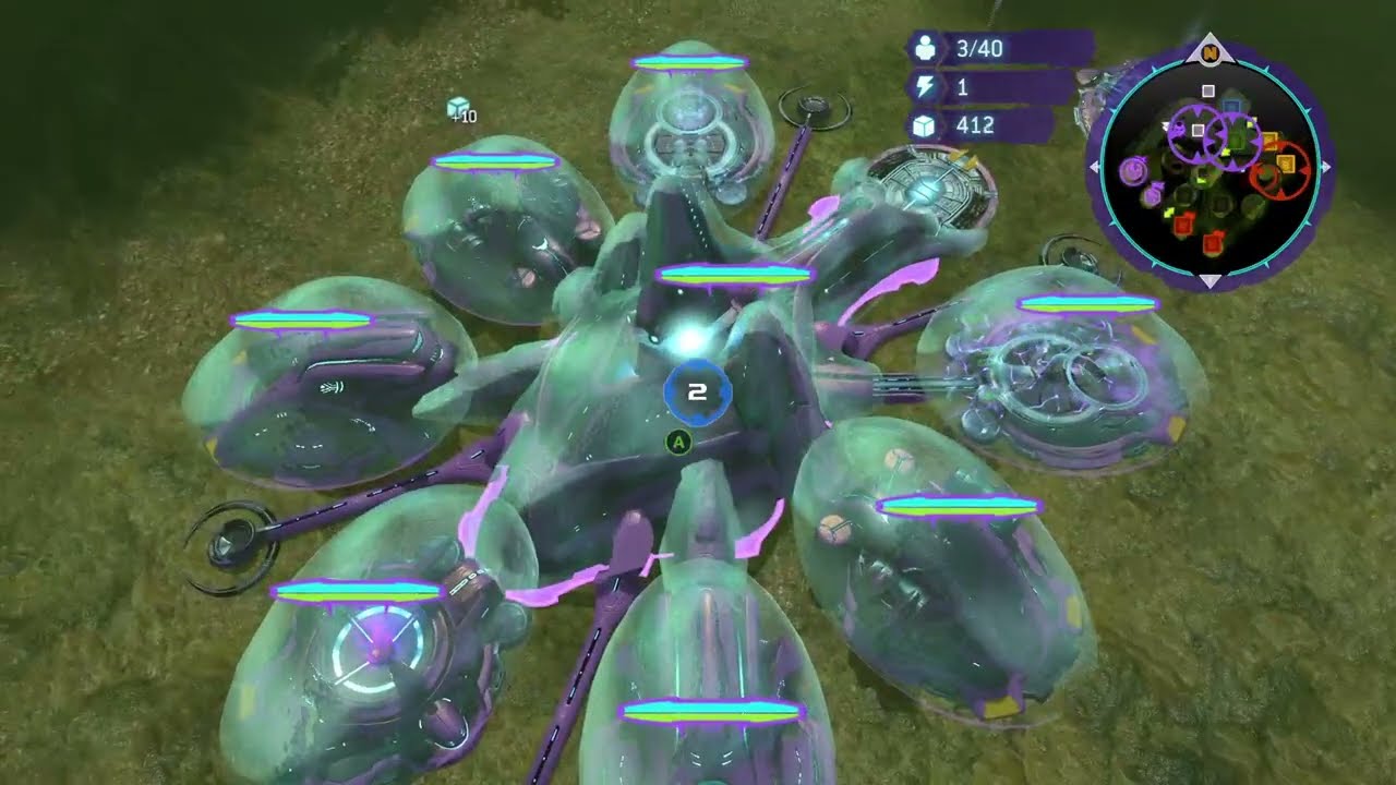 Triple Pumping Wraiths: High Pressure Gameplay | Halo Wars 3v3 on Fort Dean | Part 033