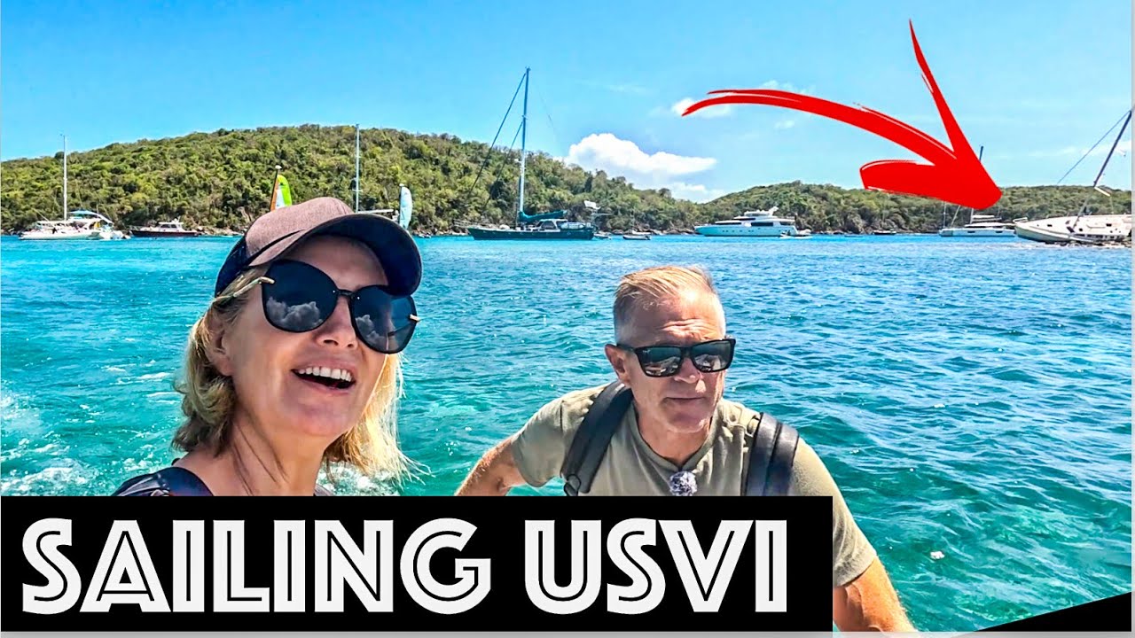Cruising in US Virgin Islands - St. Thomas and Christmas cove / Sailing Aquarius Ep. 213