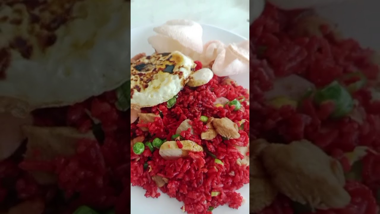 makan besar. nasi goreng