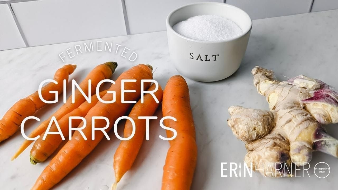 Fermented Ginger Carrots (3 ingredients and 10 minutes)