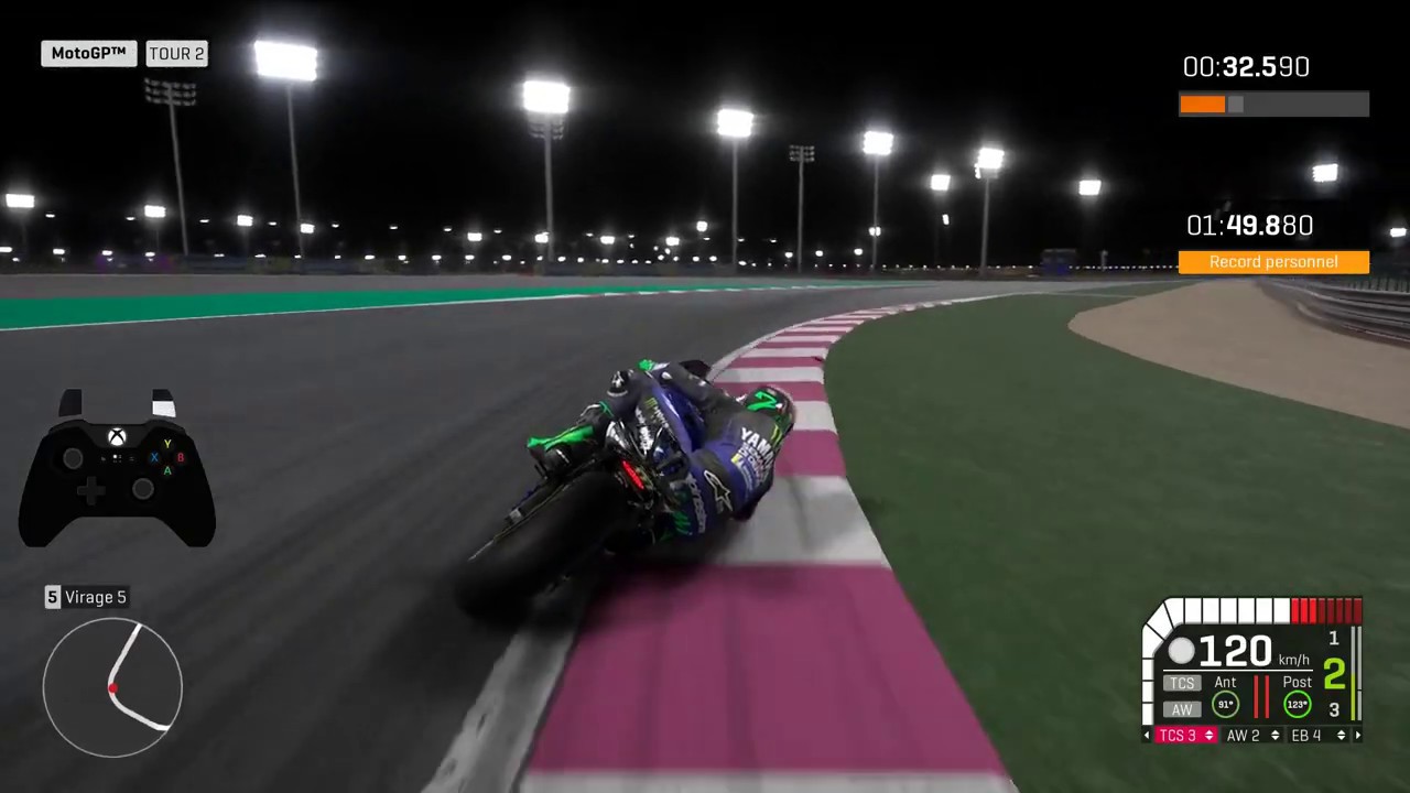 MotoGP 19 |  Losail hotlap + setup : Yamaha - 1:49.825