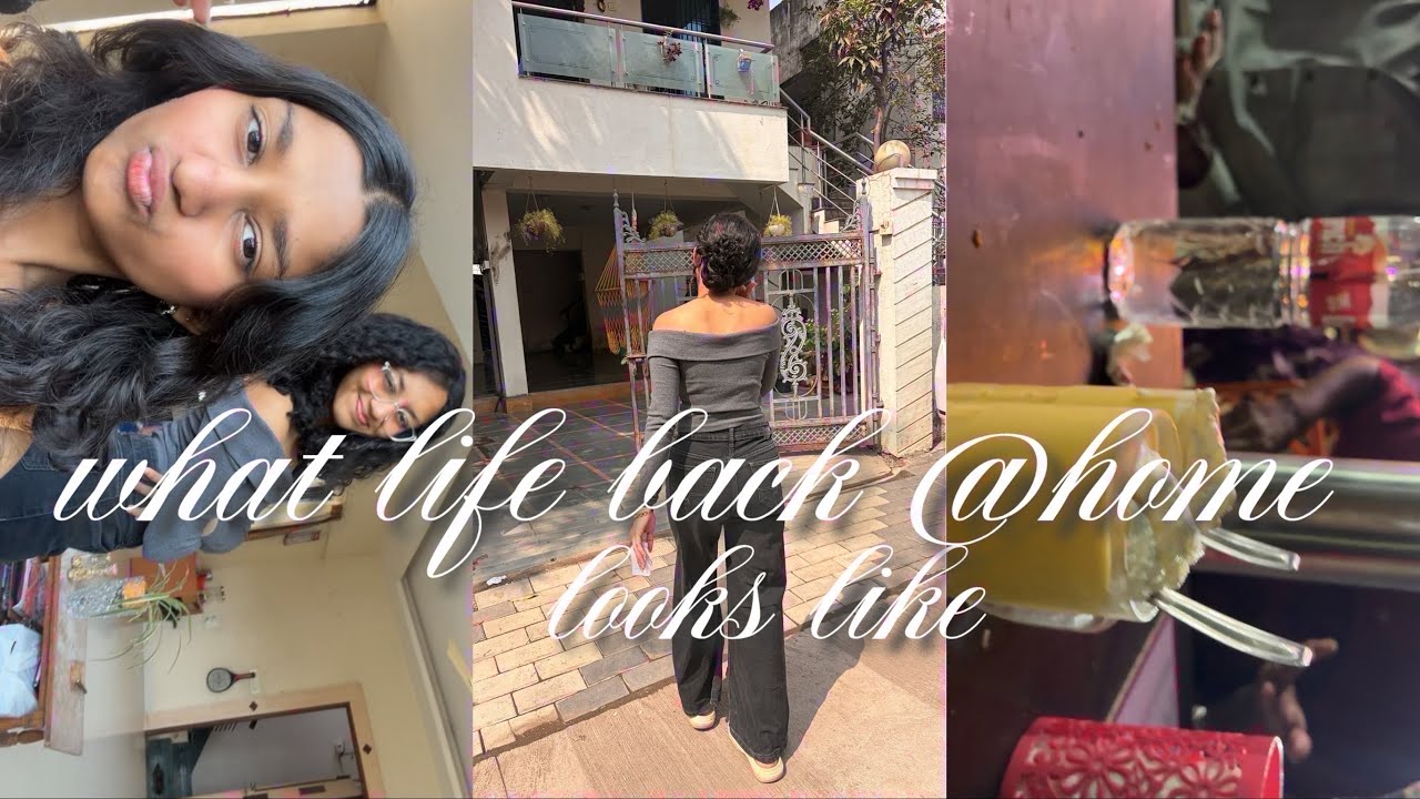 what life back at home looks liks 🫧⭐️| back home from college mini vlog