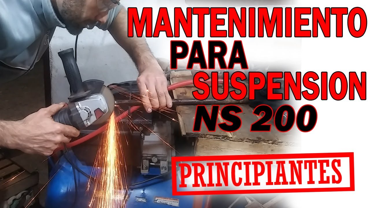 cambio de retenes mantenimiento y reparación de suspensión de NS 200 rouser pulsar.
