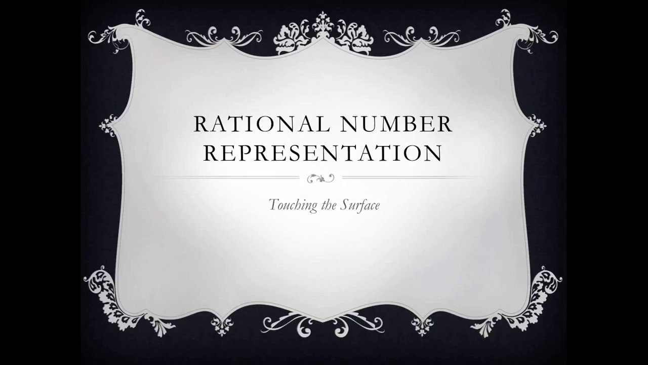 Representation of Real Numbers