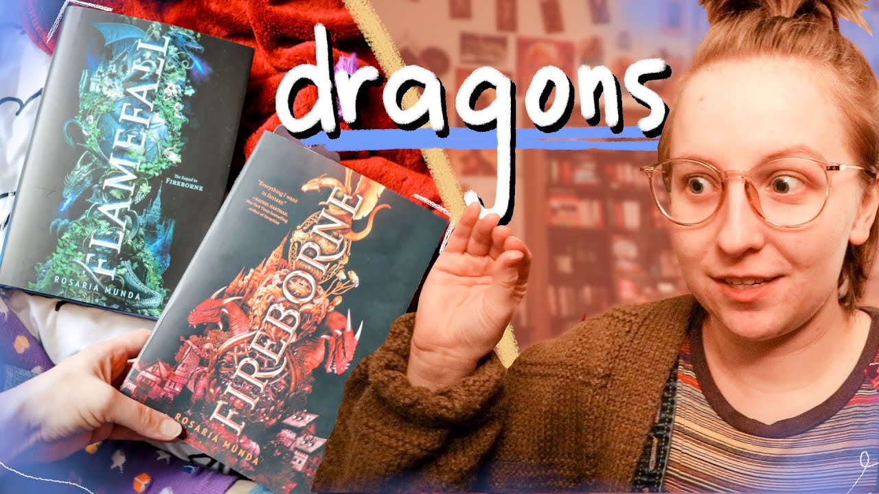 Fireborne + Flamefall Reading Vlog ​🐉​🔥​