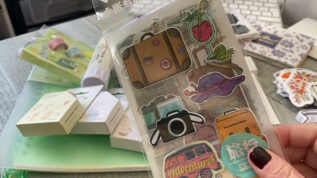 Volví a #mesones a comprar maaas #papeleriabonita #scrapbook #haul #stationeryhaul #compras