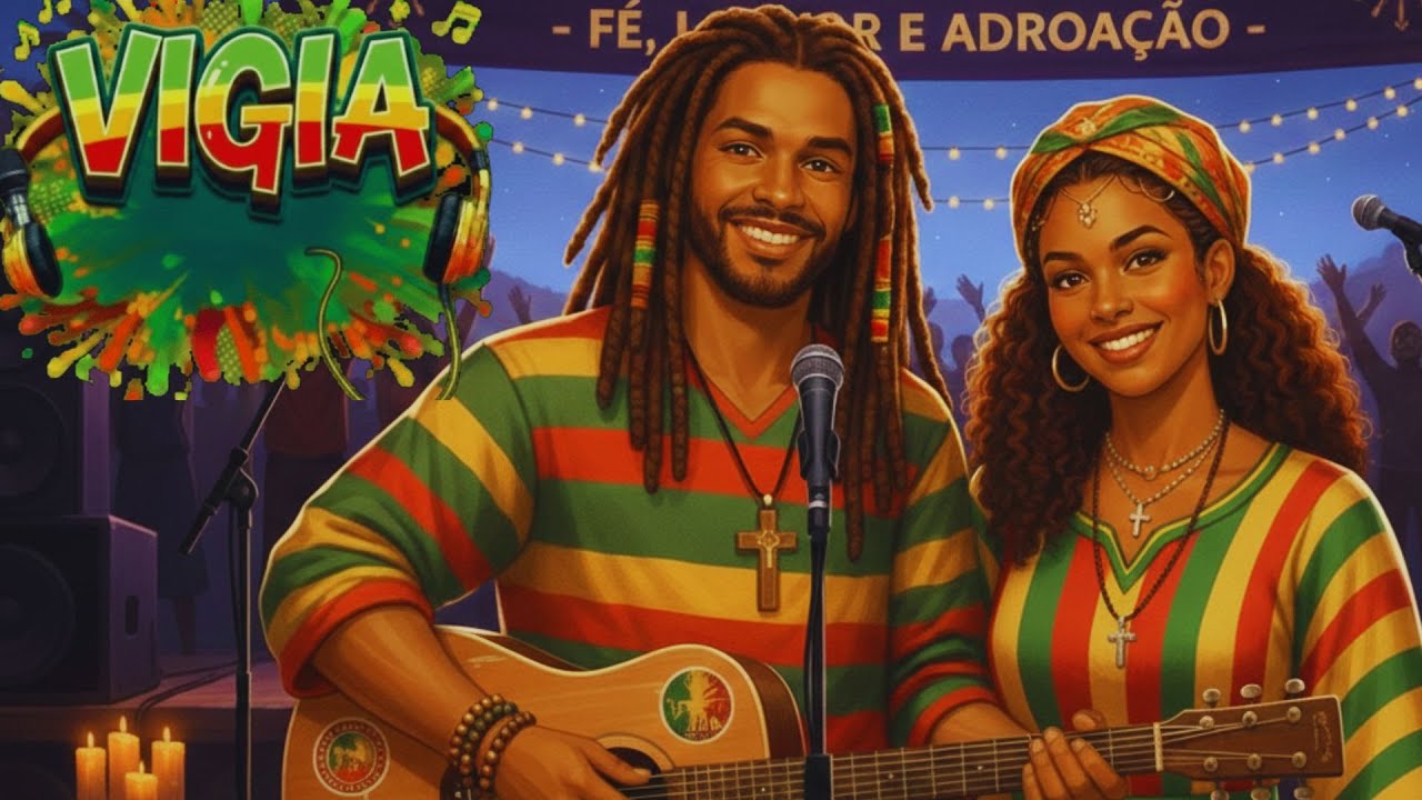 VIGIA 🌿 | Gospel Reggae para quem anda com Deus#Vigia#ReggaeGospel | JESSE ALCANTARA E SARA EVELYN