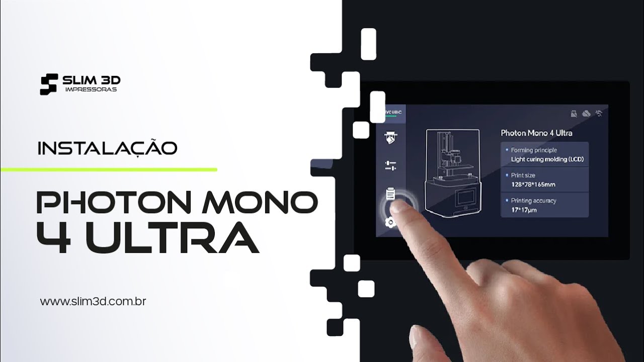 Instalação da PHOTON MONO 4 ULTRA