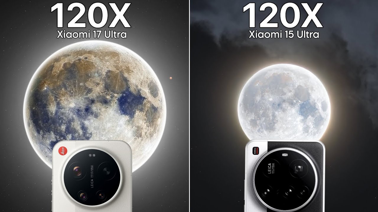 Сравнение производительности Xiaomi 17 Ultra и Xiaomi 15 Ultra в режиме Live Zoom.
