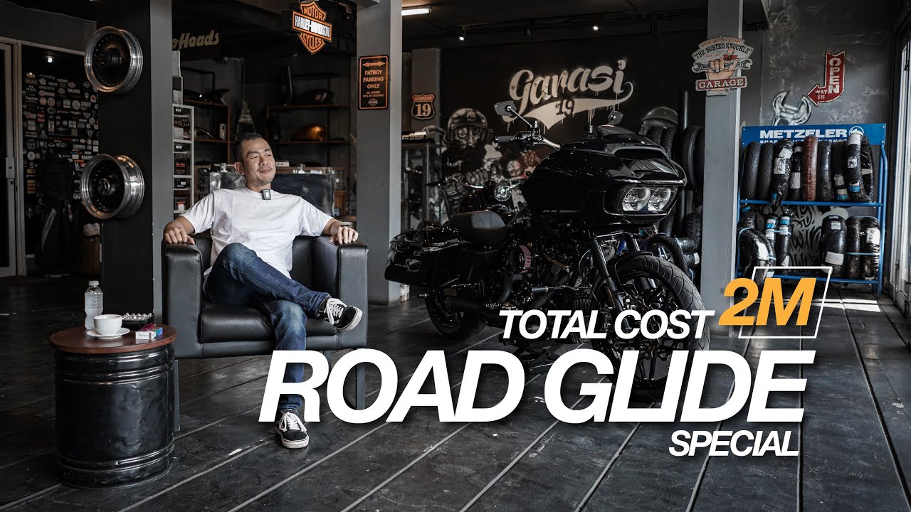 CHILLIN NEXT TO MY DREAM BIKE!! H-D ROAD GLIDE M8 - TOTAL COST 2M | THE VLOGS - #8