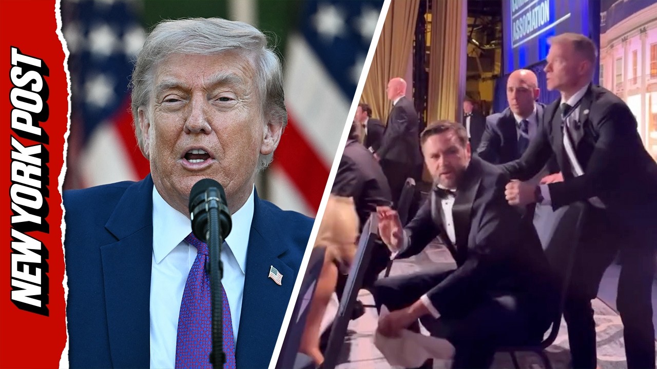 Trump Recounts Secret Service Lifting Up JD Vance 'Like a Little Boy' During WHCD Attack