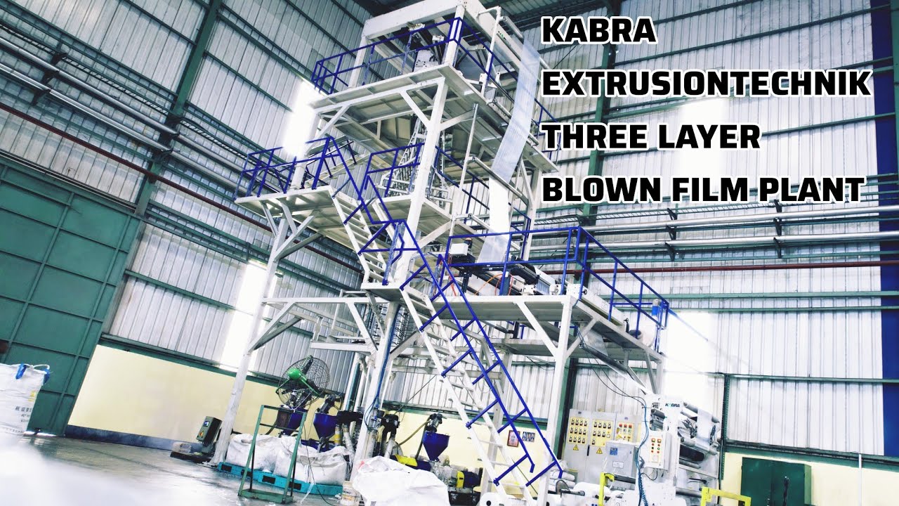 Kabra Extrusiontechnik Three Layer Blown Film Plant - Tanzania