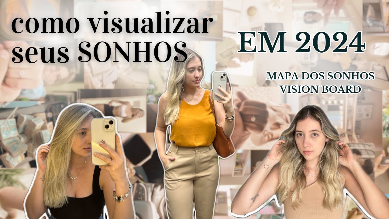 como fazer MAPA DOS SONHOS | VISION BOARD