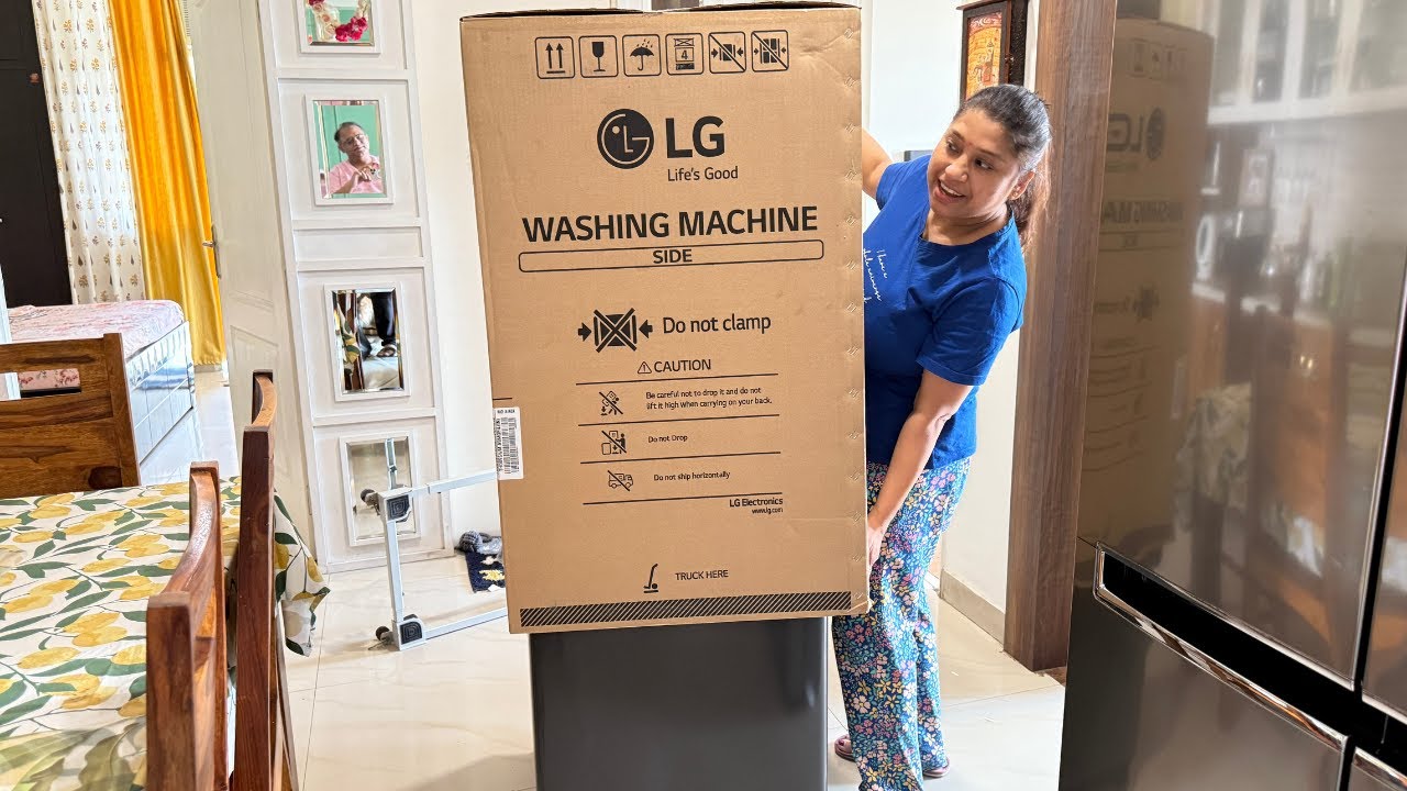 तिनका तिनका जोड़ कर सालों बाद आ गयी मेरी नयी Washing Machine 😀 | कितने की पड़ी 💴 ? Indian Mom Studio