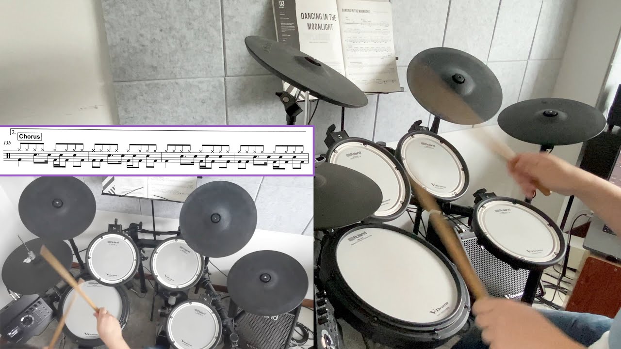 Dancing In The Moonlight demo (Trinity Rock & Pop Drums Grade 3)