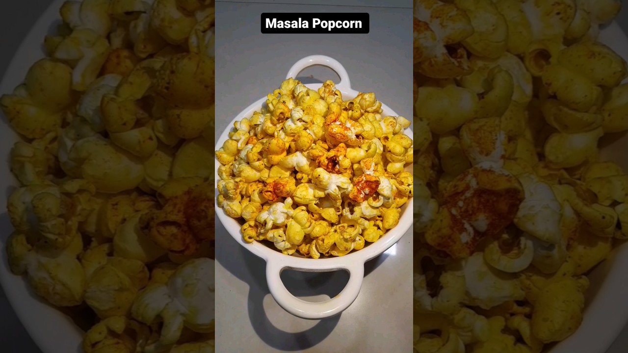 Masala Popcorn Recipe | How To Make Masala Popcorn | Popcorn Recipe | Homemade  Popcorn |
