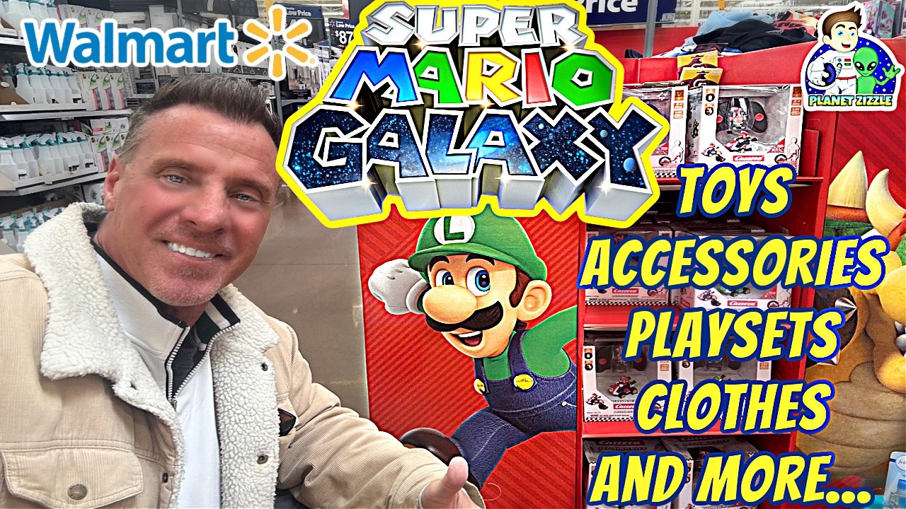 Super Mario Galaxy Official Movie toy review vlog