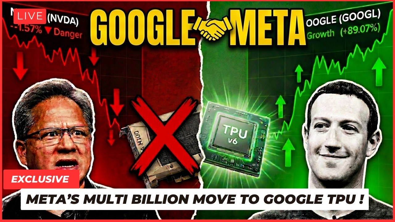 Jensen Huang PANICS as Meta Ditches Nvidia for Google Cloud TPU !